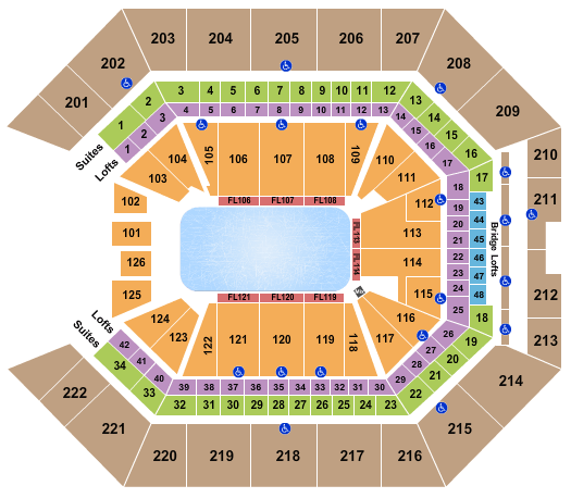 Golden 1 Center Disney On Ice Seating Chart